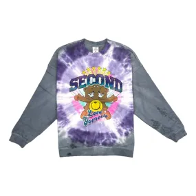 2ND CLOSET DON’T'T CARE BEAR TIEDYE SWEATER-MULTI