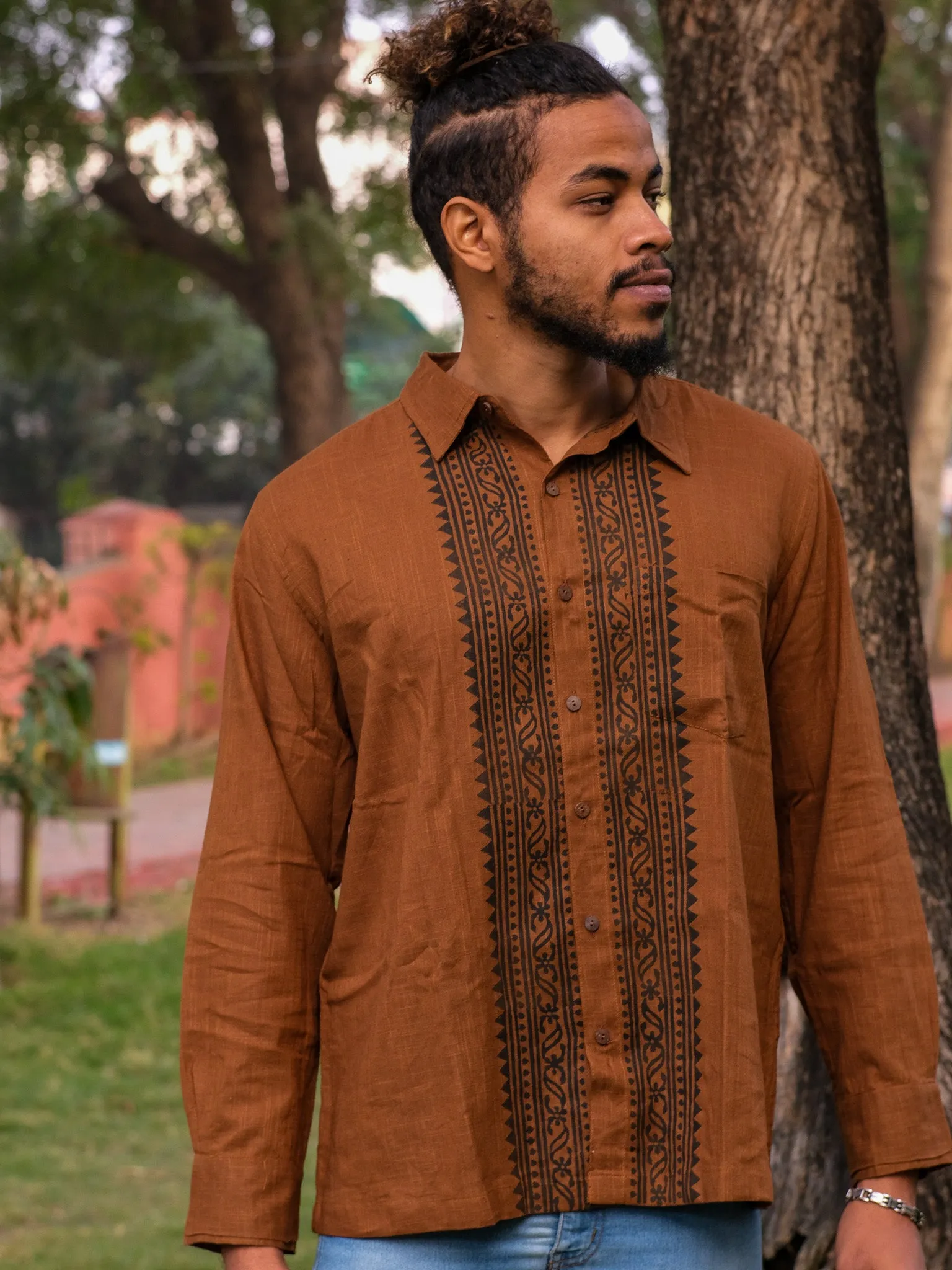 Acharya Shirt Full-sleeve