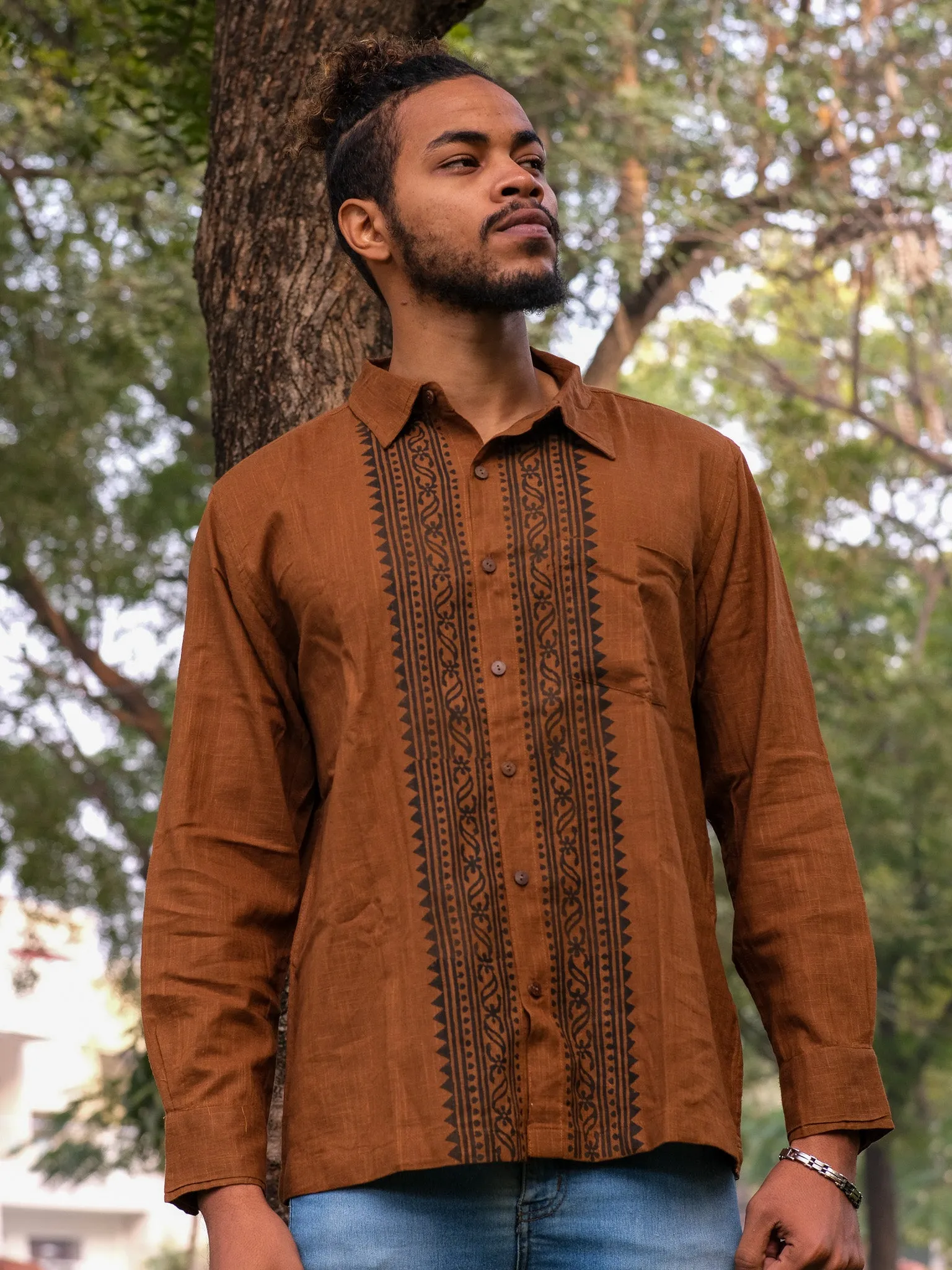 Acharya Shirt Full-sleeve