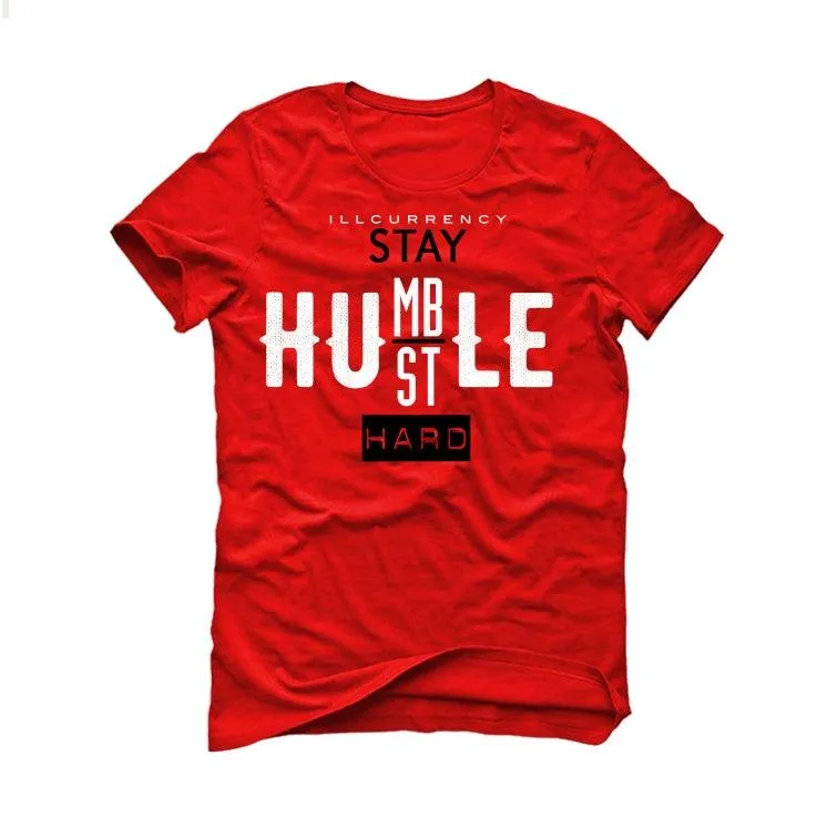 Air Jordan 1 KO Red T-Shirt (Stay Humble Hustle Hard)