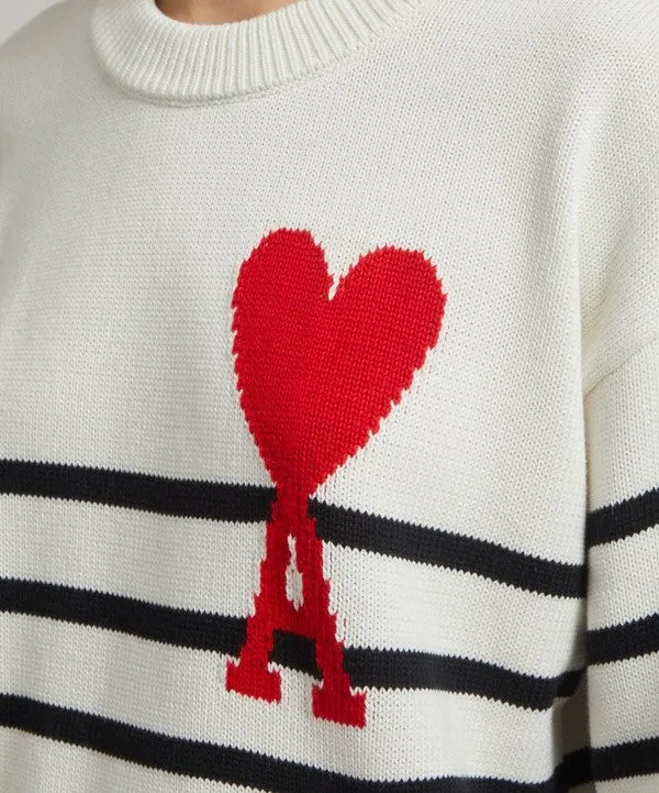 Ami Alexandre Mattiussi Love Printed Sweater S 2AM23