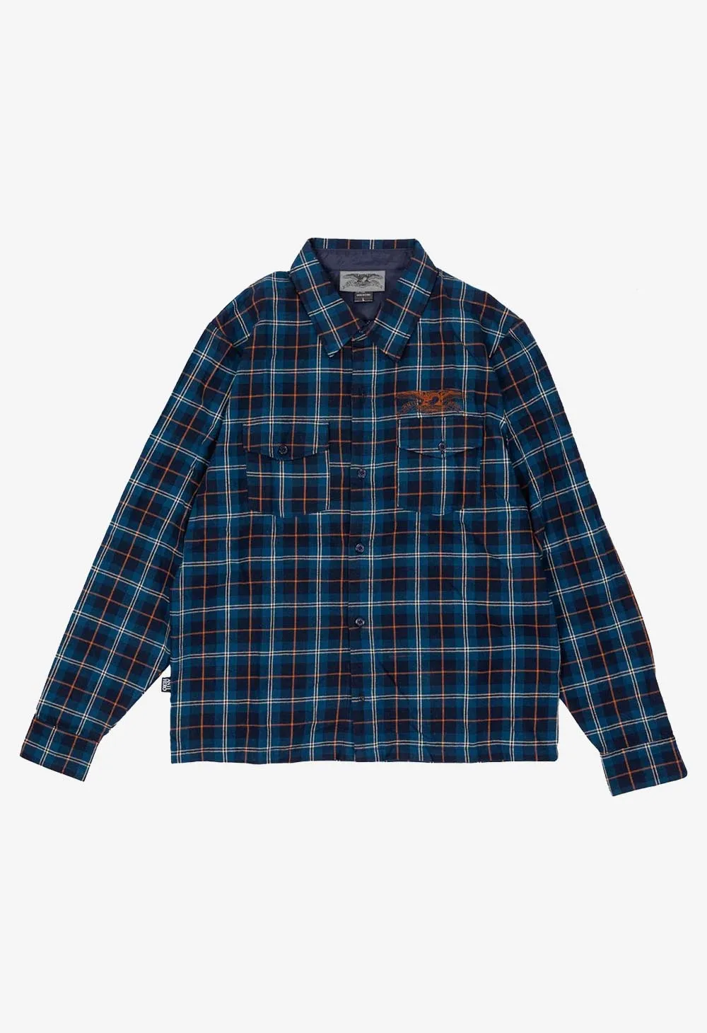 ANTI HERO BASIC EAGLE L/S FLANNEL SHIRT