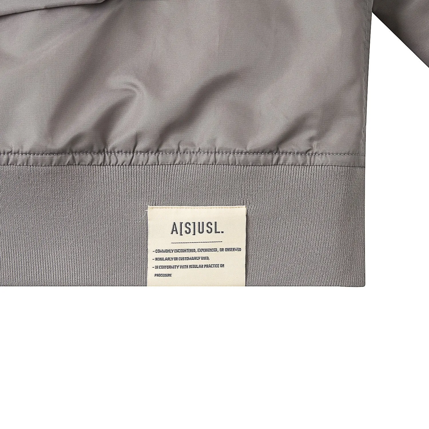 A[S]USL MULTI POCKET MILITARY JACKET-SILVER