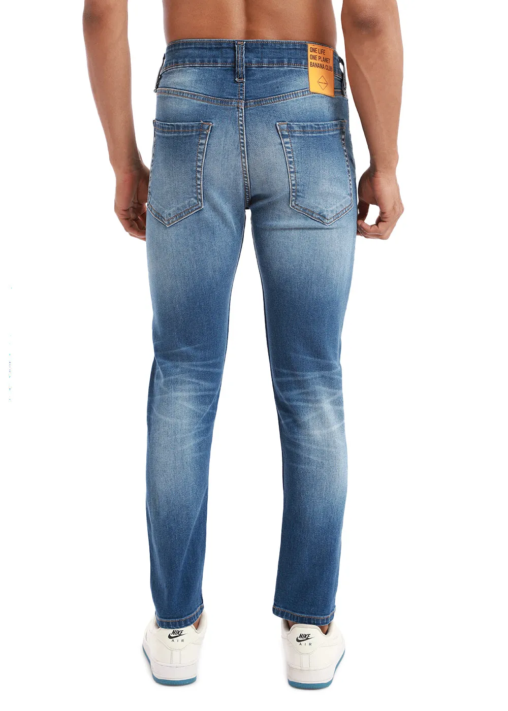 Azure Blue Slim fit Jeans