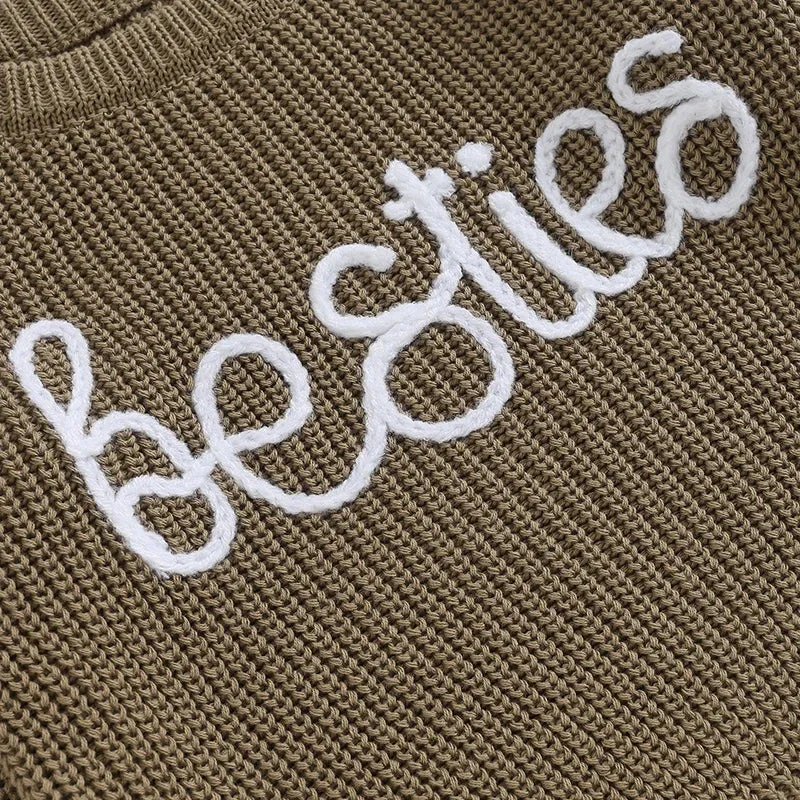 Baby (to 24M) Deluxe Girls Sweater - BESTIES