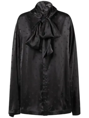 Balenciaga   Hooded viscose shirt 