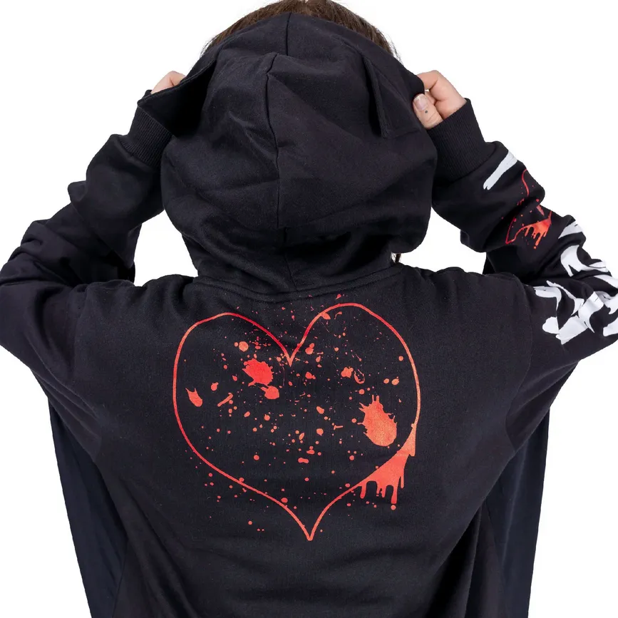 BAT ATTACK HOOD - BLACK