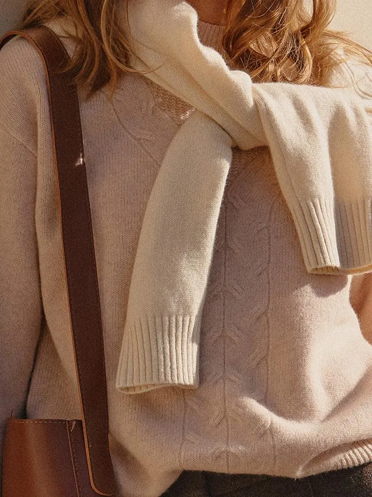 Beige Woolen Sweater