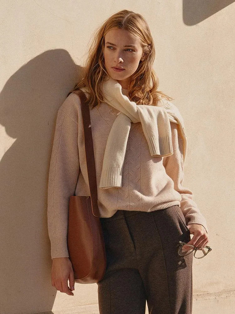 Beige Woolen Sweater