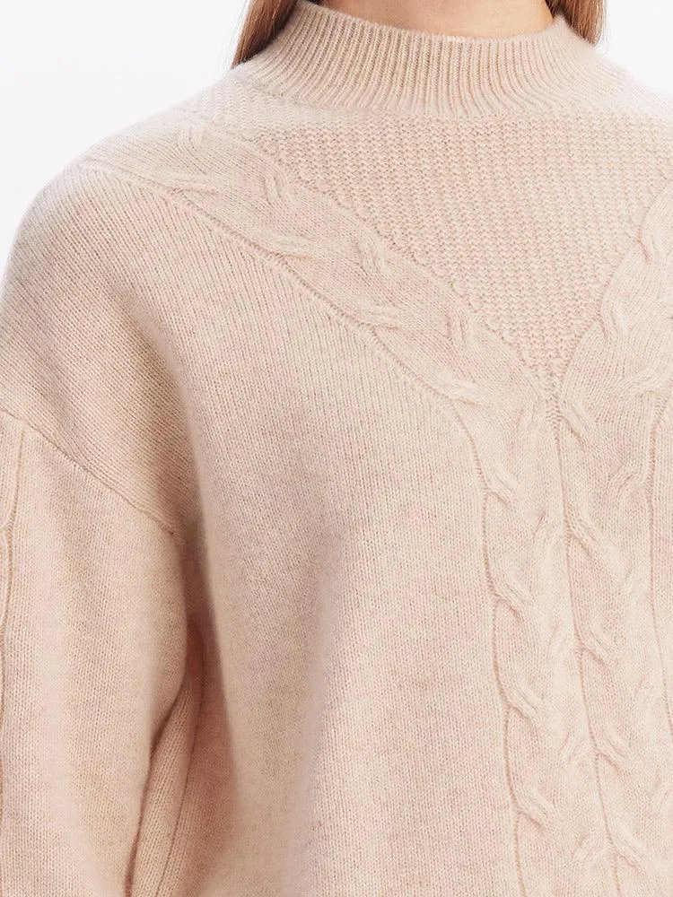 Beige Woolen Sweater