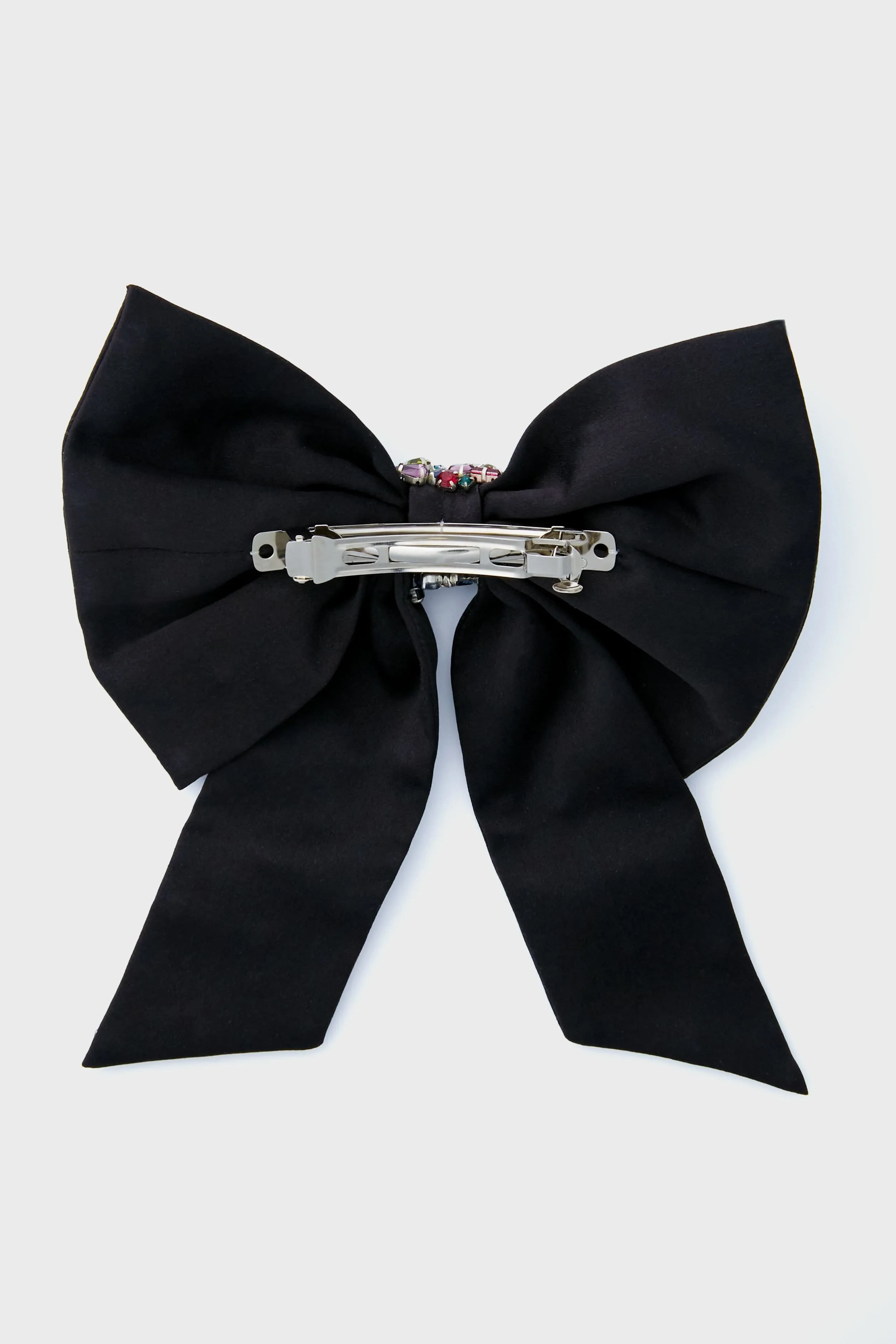 Black Grace Crystal Bow Hairclip