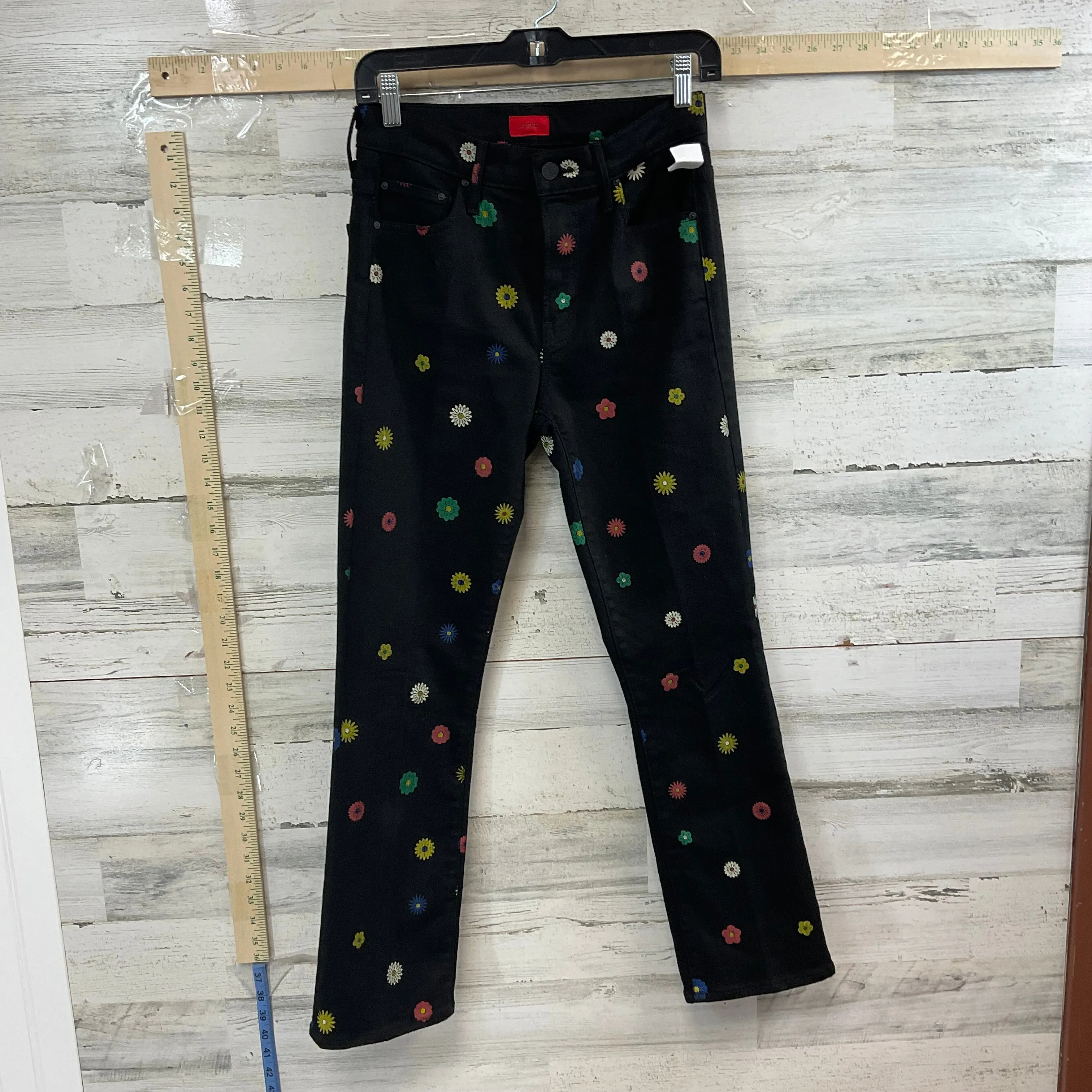 Black Jeans Boot Cut Mother Jeans, Size 4