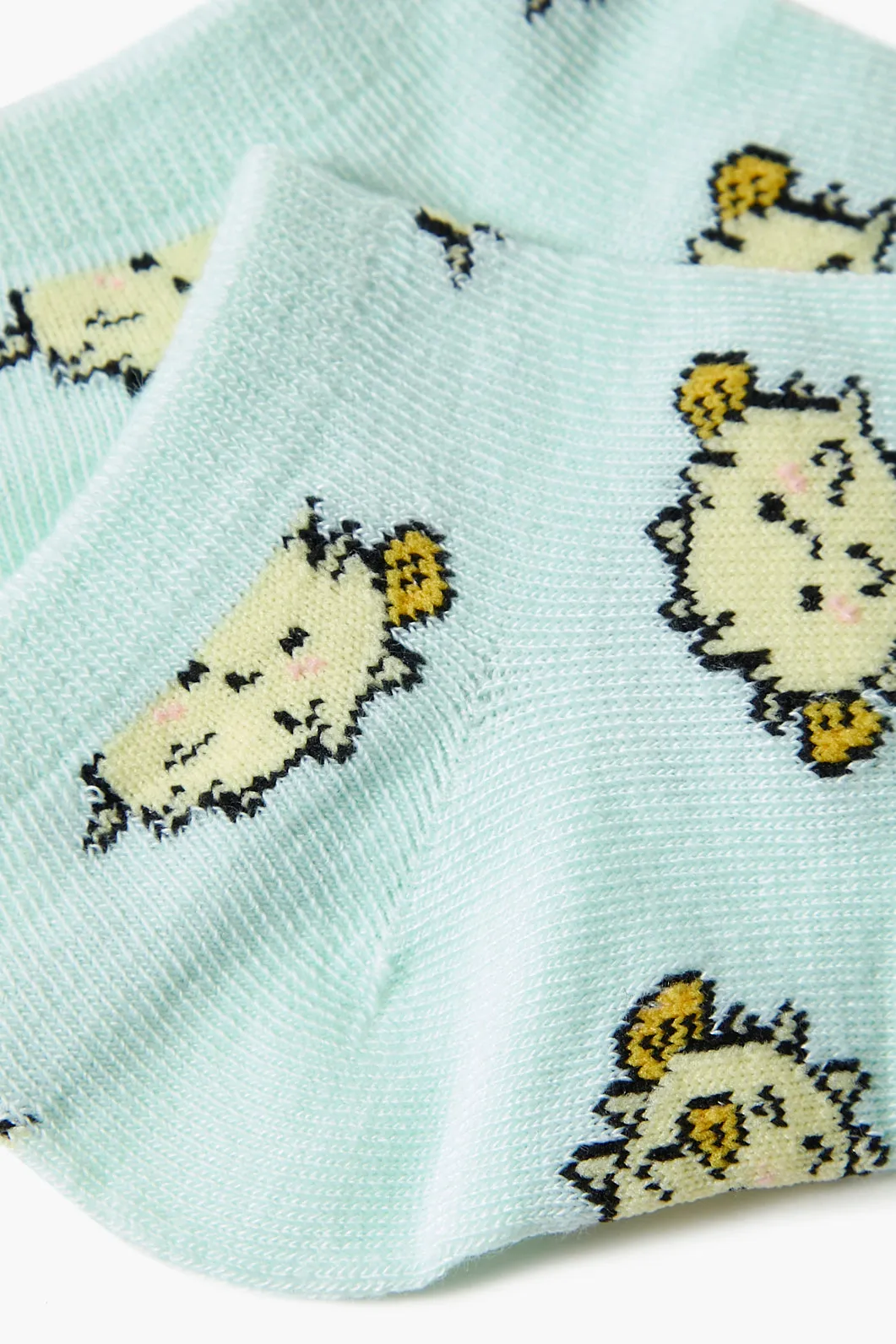 Blowfish Print Ankle Socks