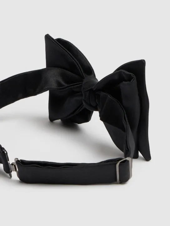 Brunello Cucinelli   Duchesse satin bow tie 