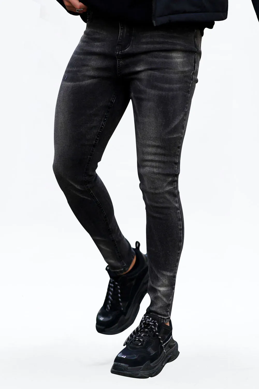 Buy $80 Free Shipping Men's Vintage Skinny Jean - Black