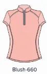 CHESTNUT BAY PERFORMANCE RIDER SKYCOOL YOUTH SHORT SLEEVE-BLUSH