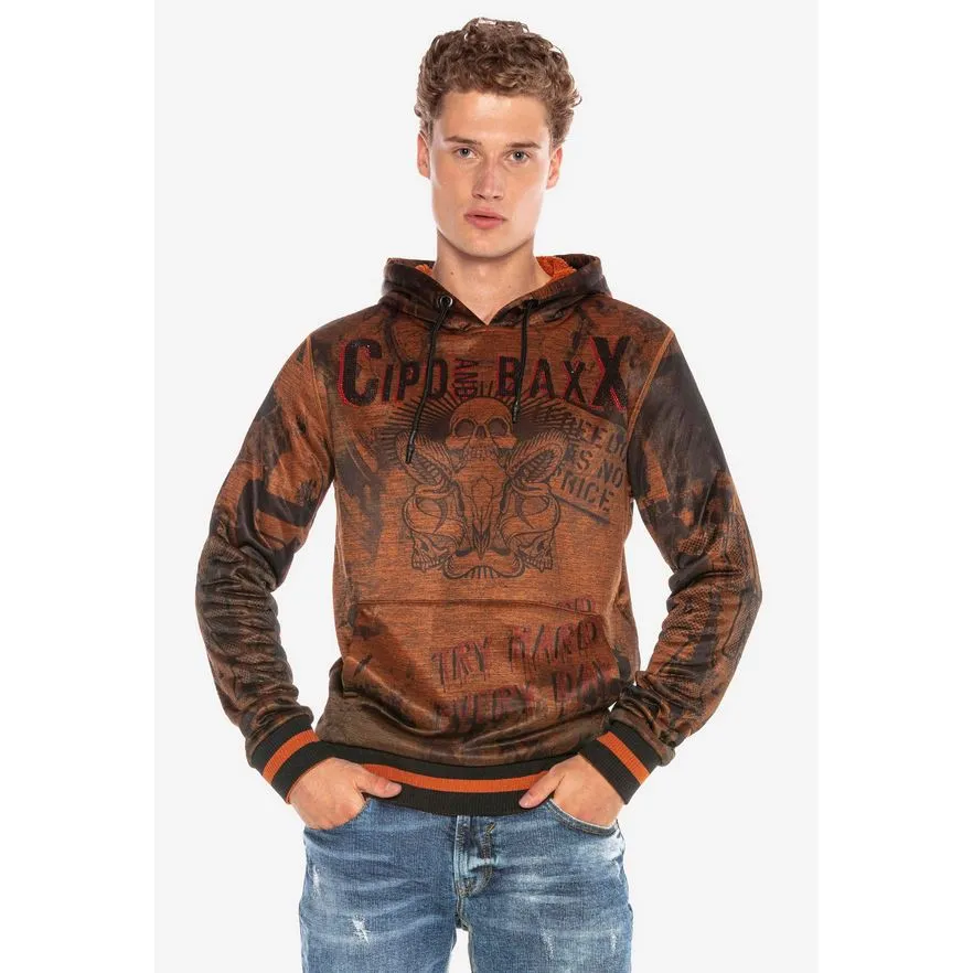 Cipo & Baxx Herren Winter Sweat-Shirt