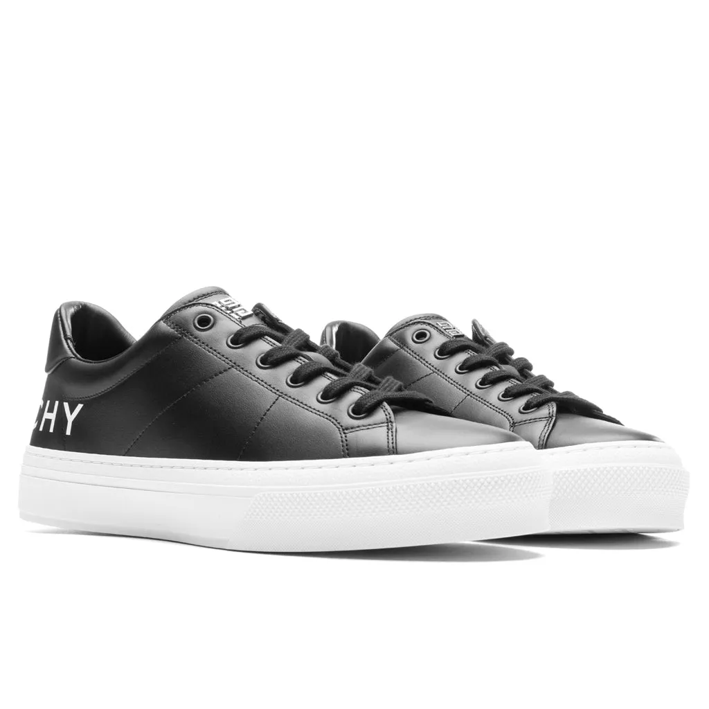 City Sport Lace-Up Sneaker - Black/White