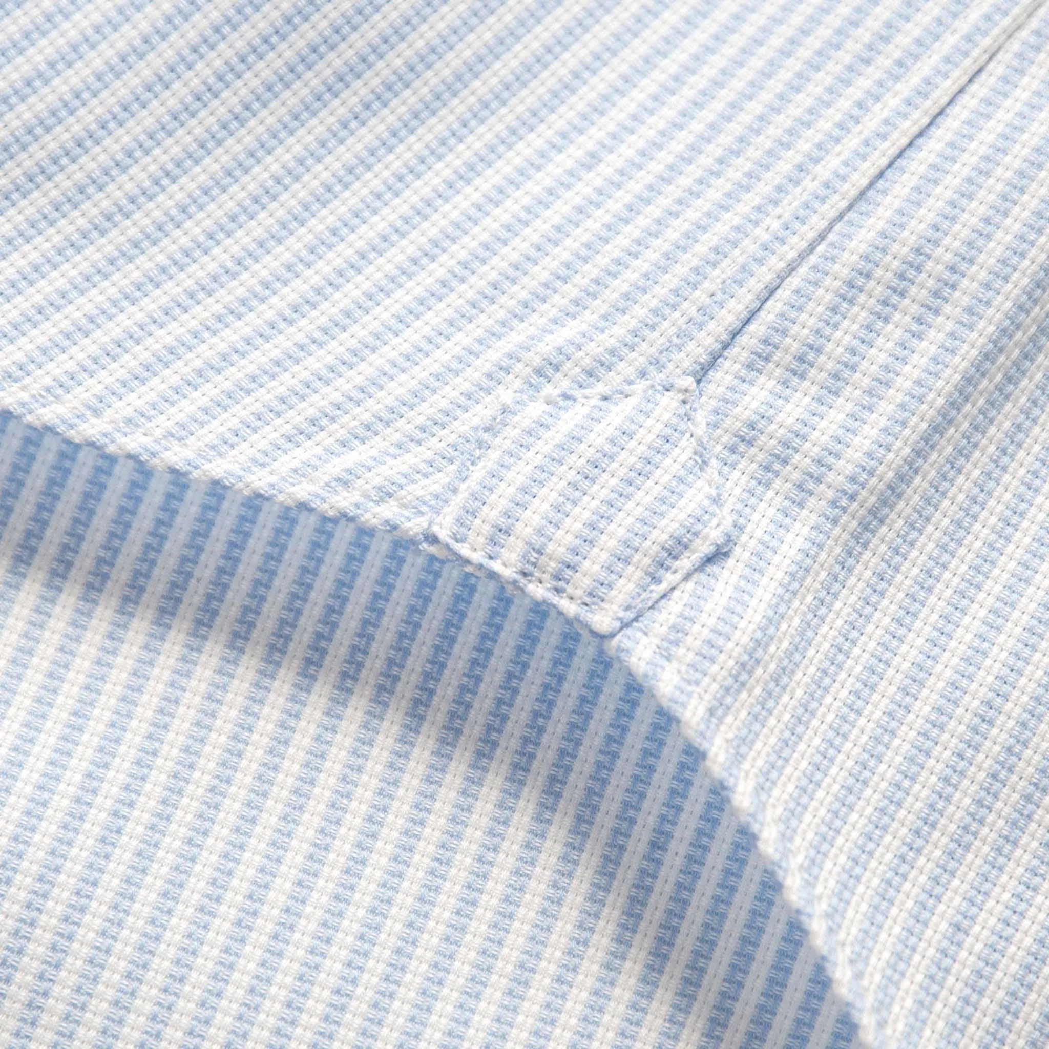 Conrad shirt sporting Open stripe (ice blue)