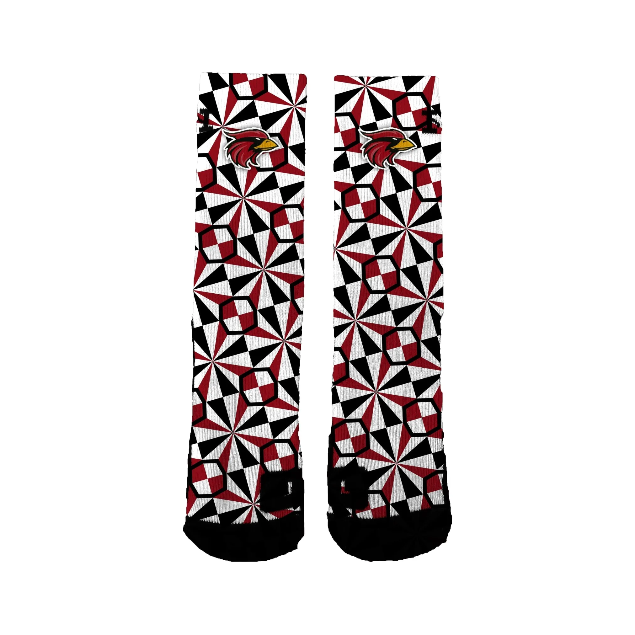 Corona Cardinals Pinwheel Socks