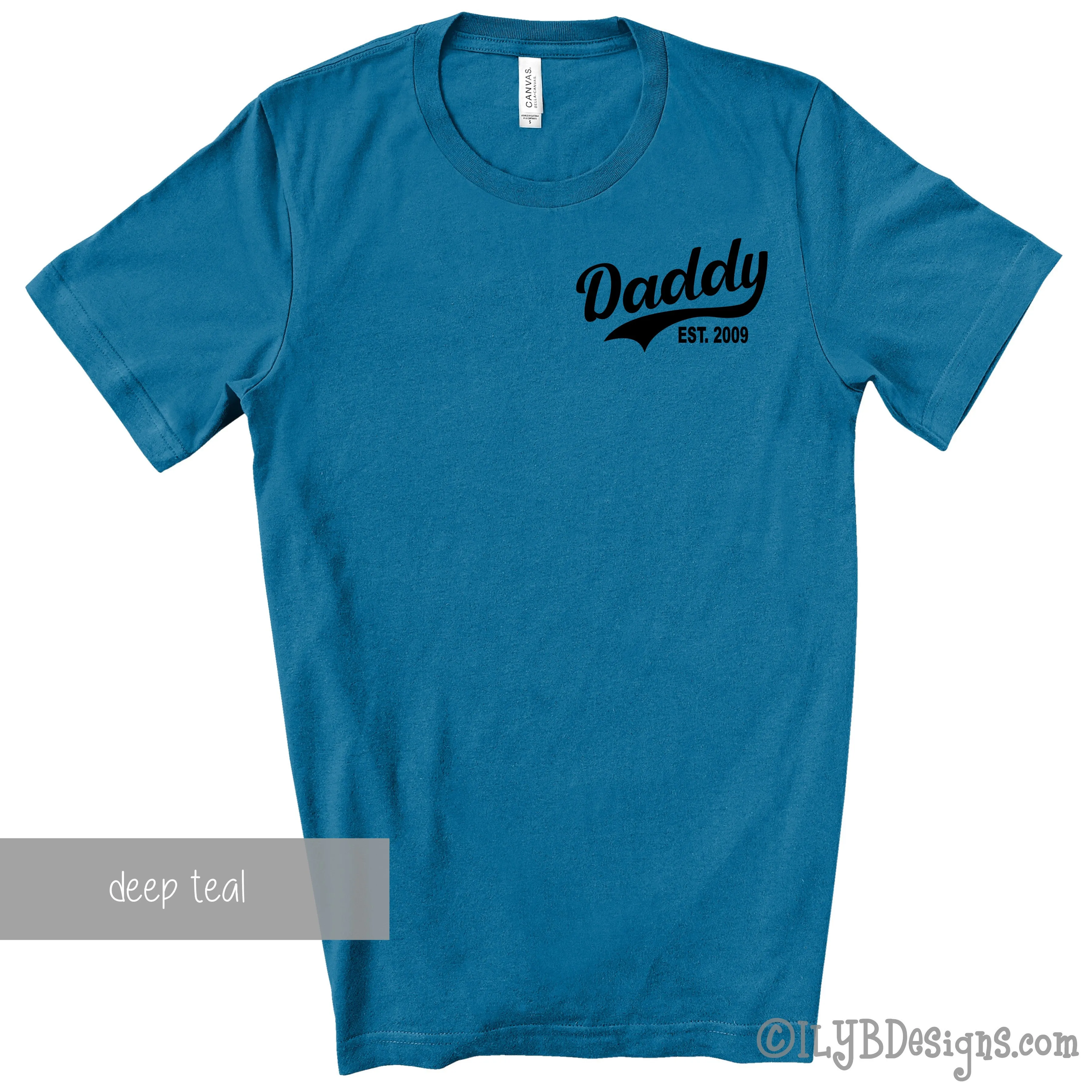 Daddy Established Shirt Personalized - Father's Day Shirt - Father's Day Gift - Dad Gift