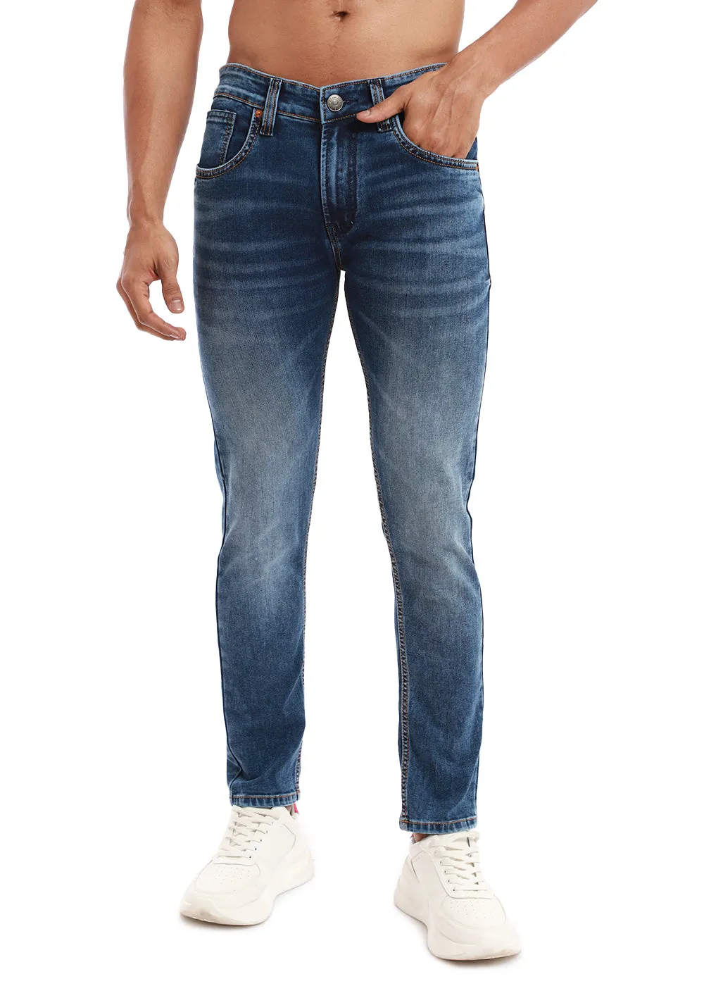 Dark Blue Slim fit Jeans