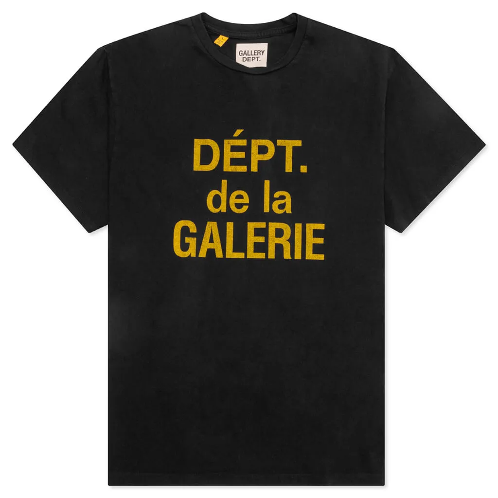 Dept De La Galerie Classic Tee - Black