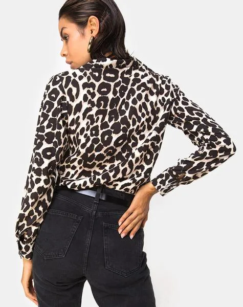 DIMARIS SHIRT LEOPARD