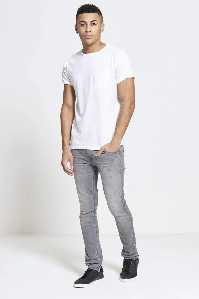 DML ACE Slim Stretch Jeans In Light Grey