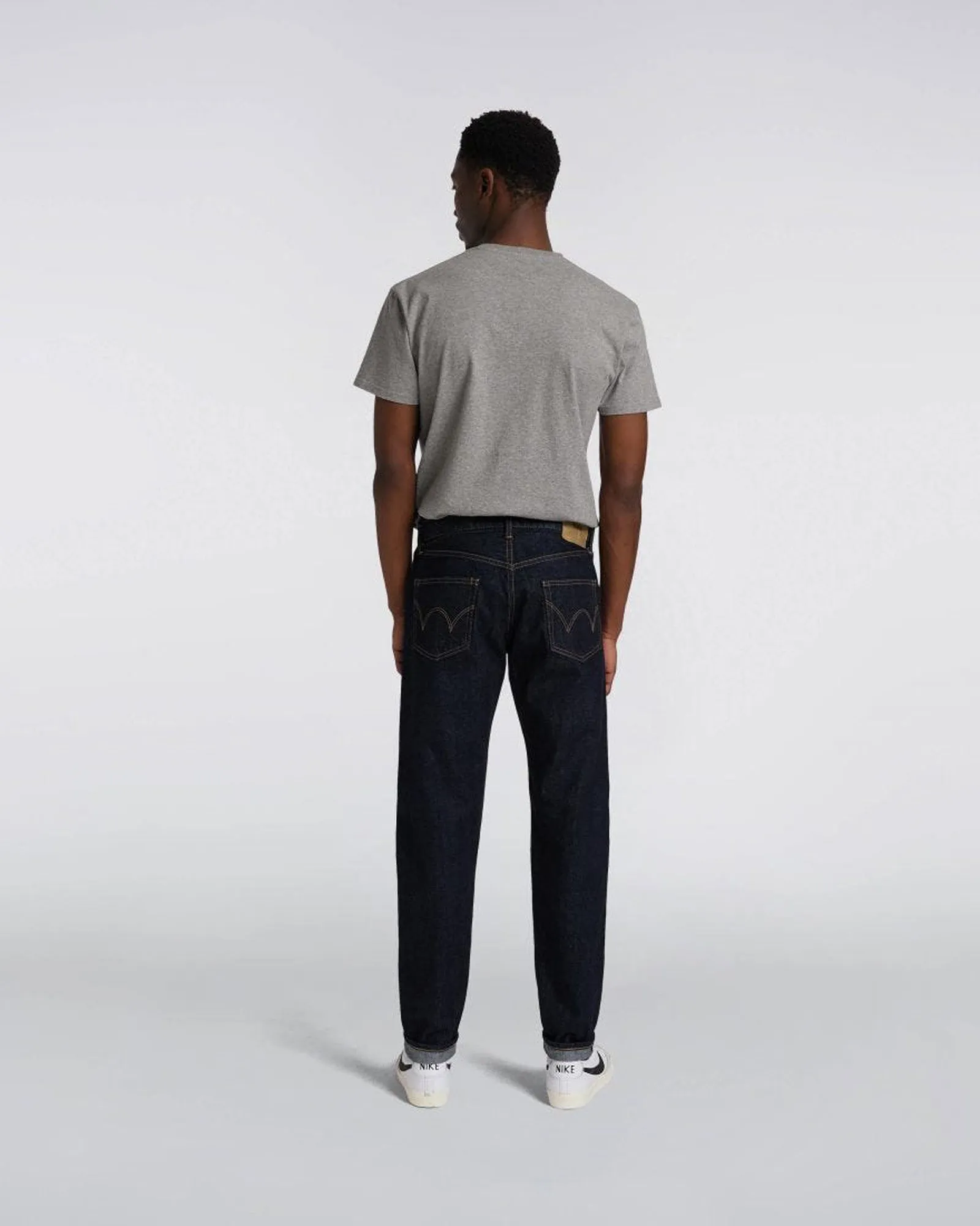 Edwin Made In Japan Regular Tapered Mens Jeans - 14oz Kurabo Recycled Red Selvage Denim / Blue Rinsed