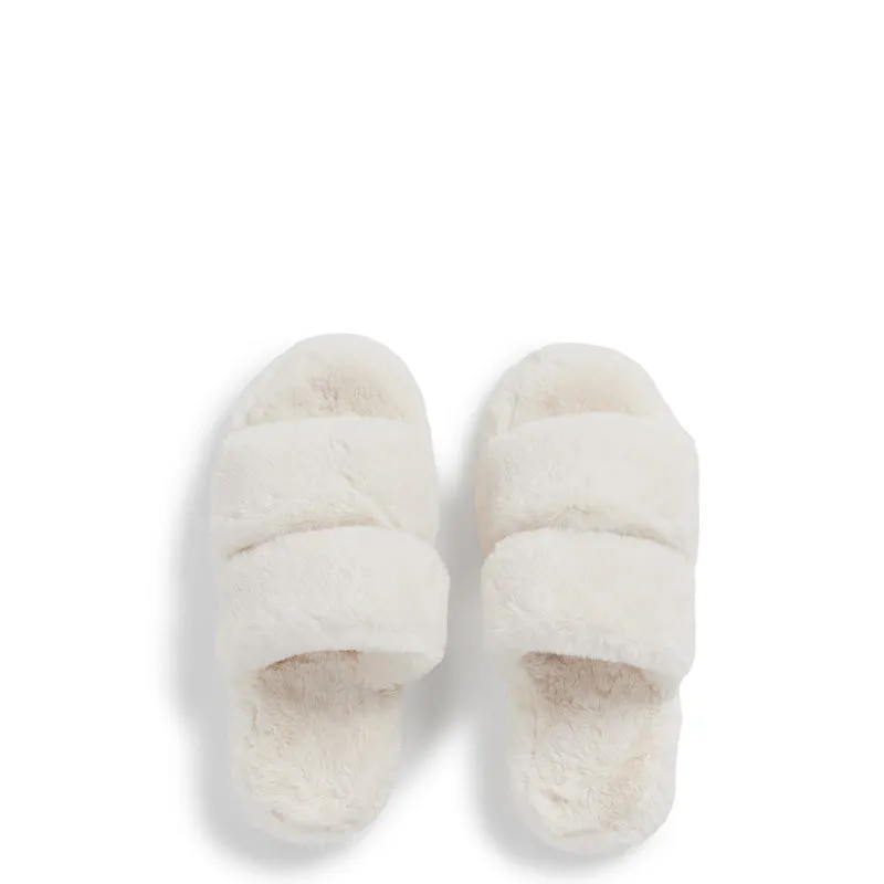 FABULOUS FURS | Faux Fur Platform Slippers