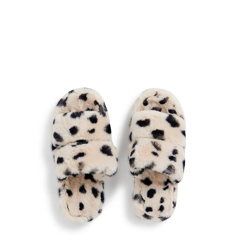 FABULOUS FURS | Faux Fur Platform Slippers