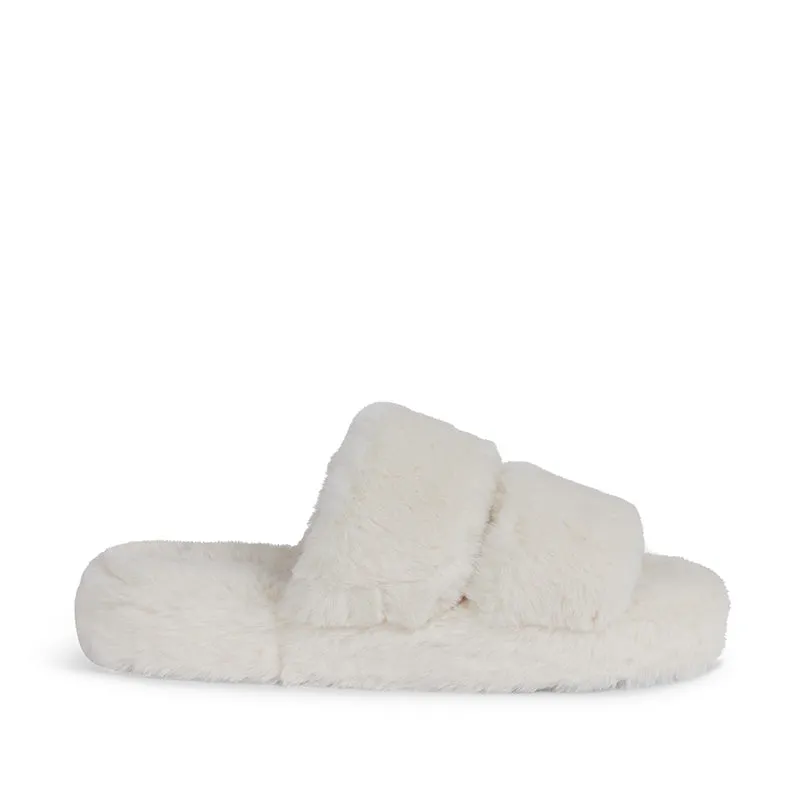 FABULOUS FURS | Faux Fur Platform Slippers