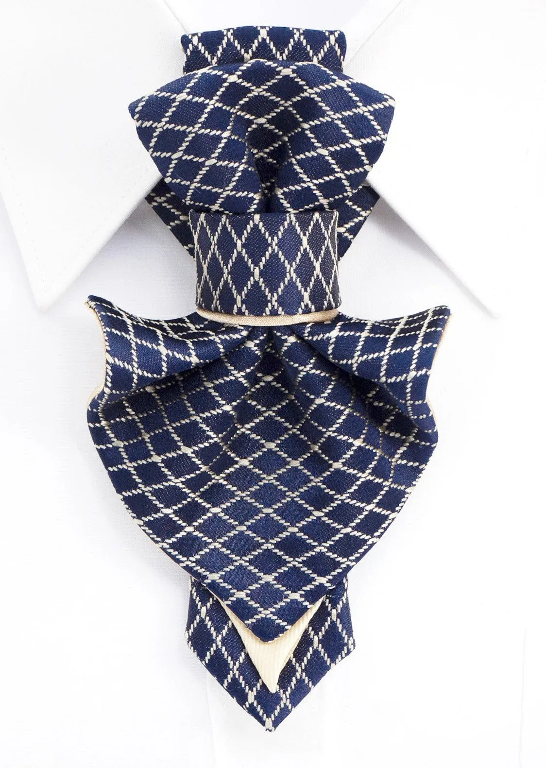 FEMALE BOW TIE "BLUE GOTHIC"