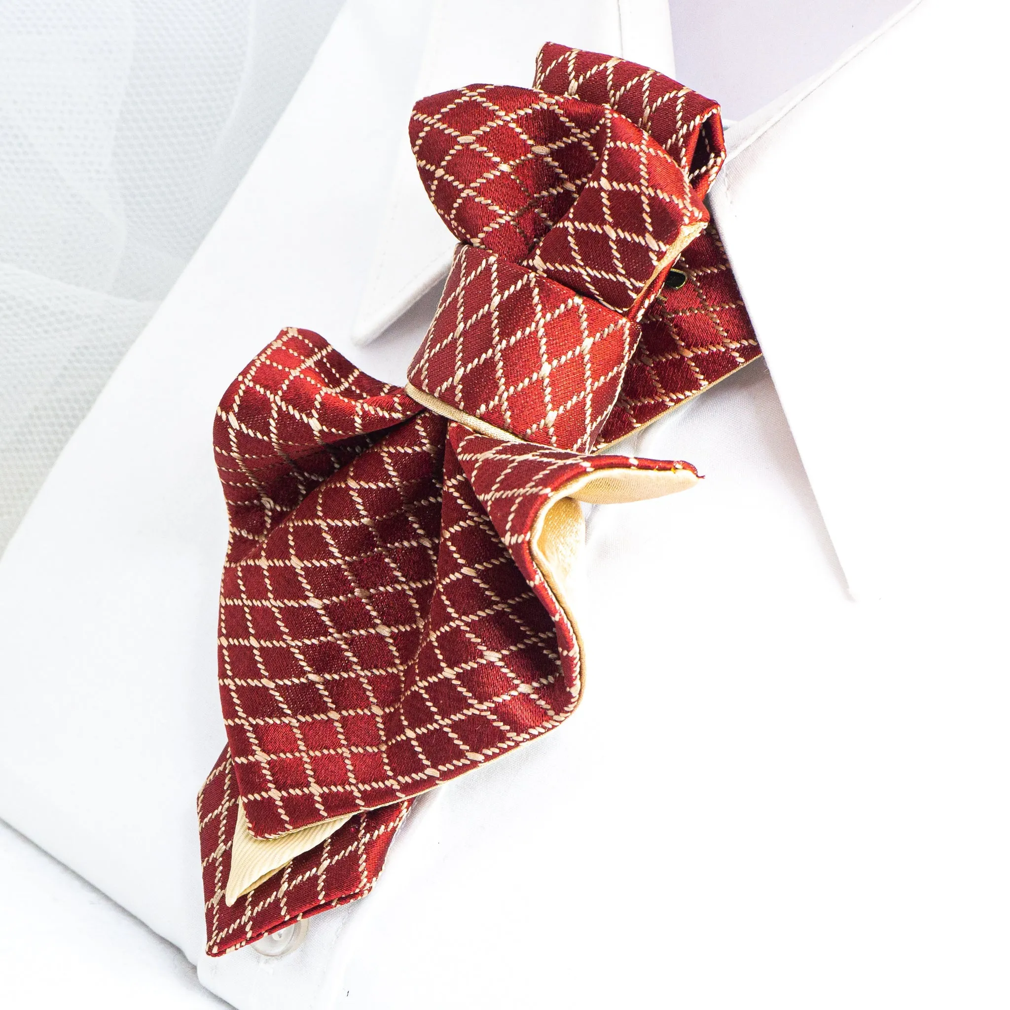 FEMALE BOW TIE "RED GOTHIC"