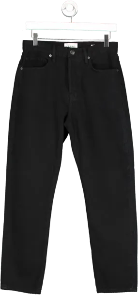 FRAME Black Le Original High-rise Straight Jeans W27