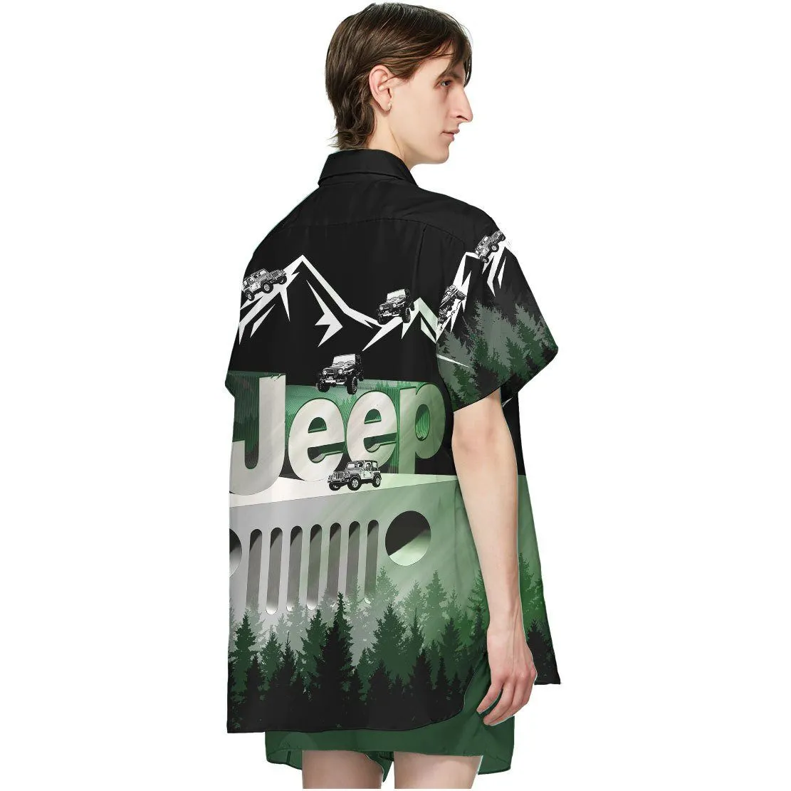 Gearhuman 3D Jeep Hawaii Shirt