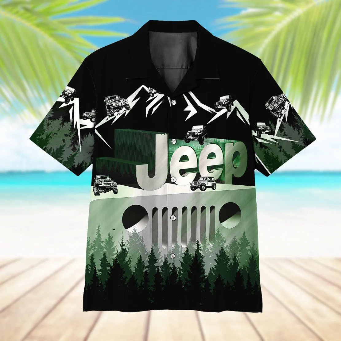 Gearhuman 3D Jeep Hawaii Shirt