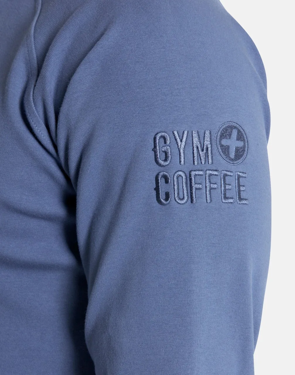 Gym Coffee Essential Half Zip (Mens) - Thunder Blue