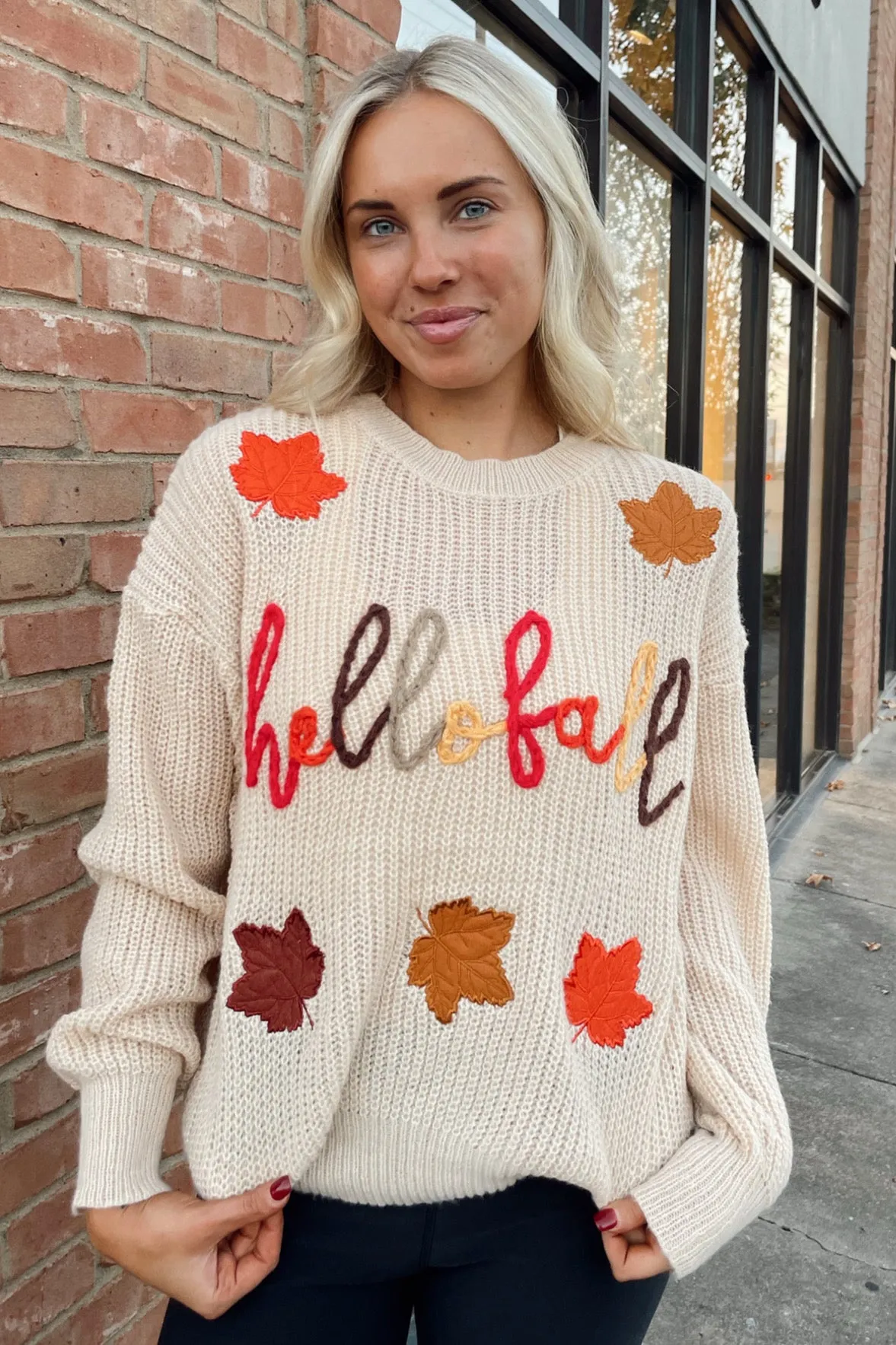 Hello Fall Sweater