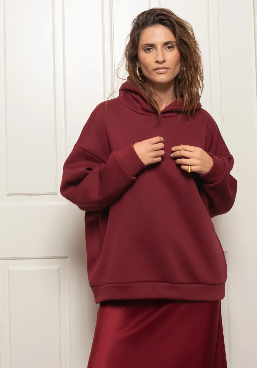 Hoodie VASCO Bordeaux