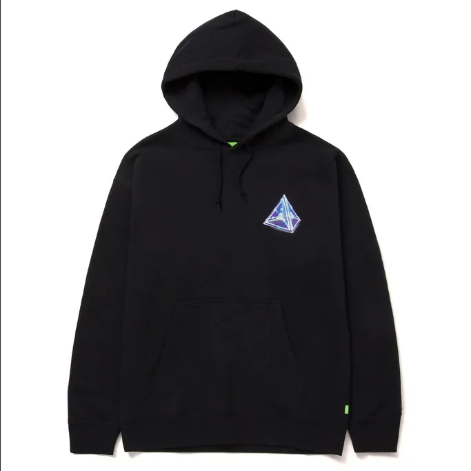 HUF Tesseract Triple Triangle Pullover Hoodie PF00515 black 