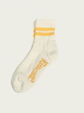 Jungmaven Town & Country Ankle Socks - Sunshine Yellow Stripe