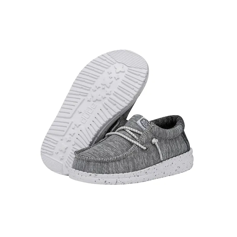 Kid's Preschool Wally Sport Knit Light Grey