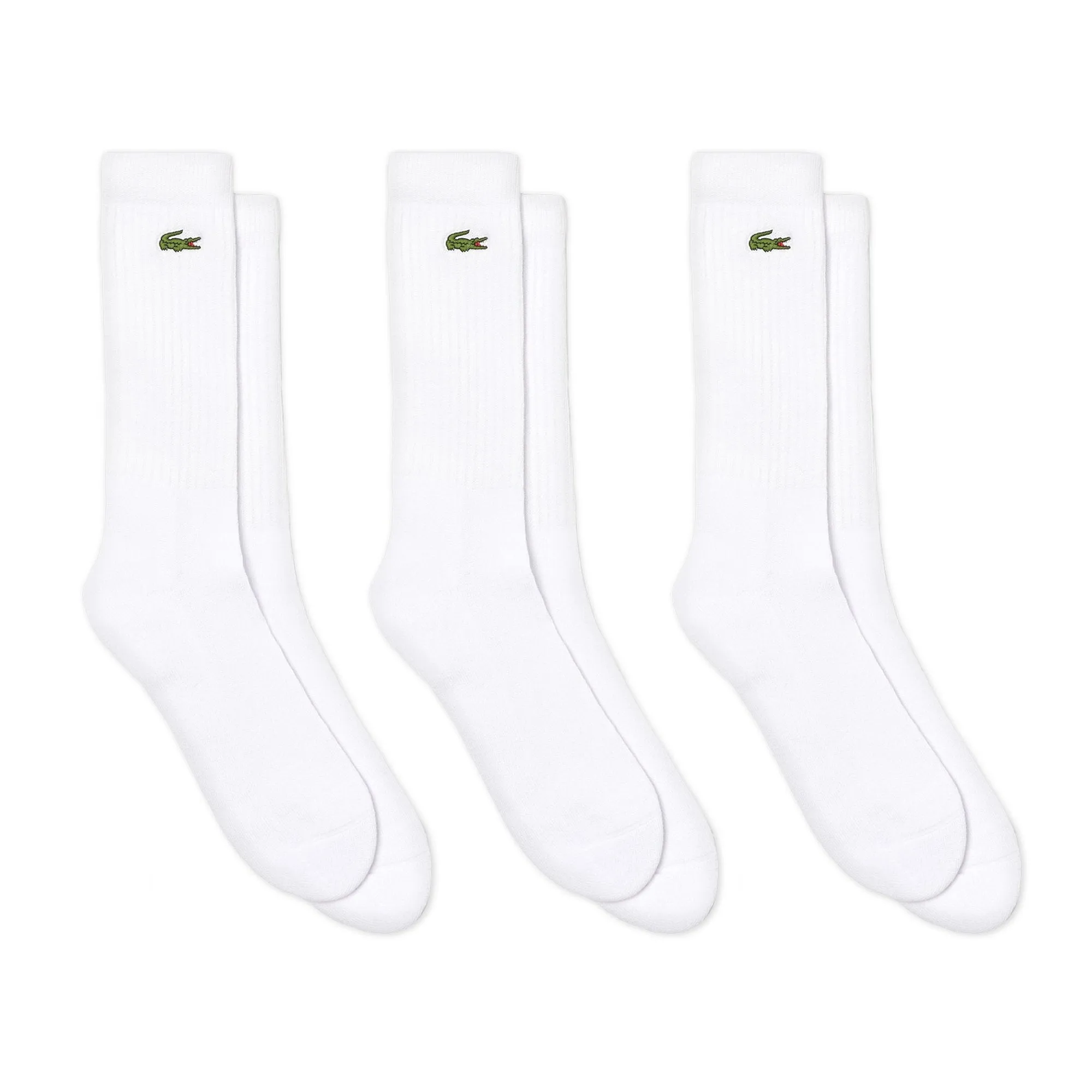 Lacoste Sport Socks 3 Pack RA4182 - Triple White