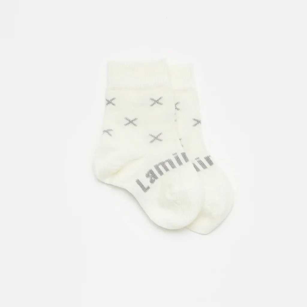 Lamington Merino Wool Crew Socks | BABY | Fox