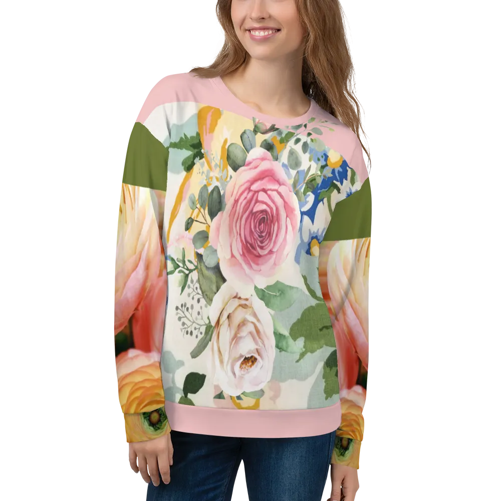 Linen Rose Sweatshirt