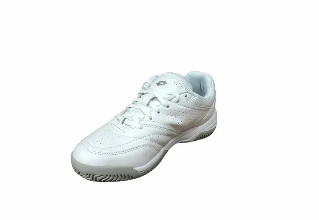 Lotto Court Logo XVIII W 213606 1GN white silver women's tennis shoe