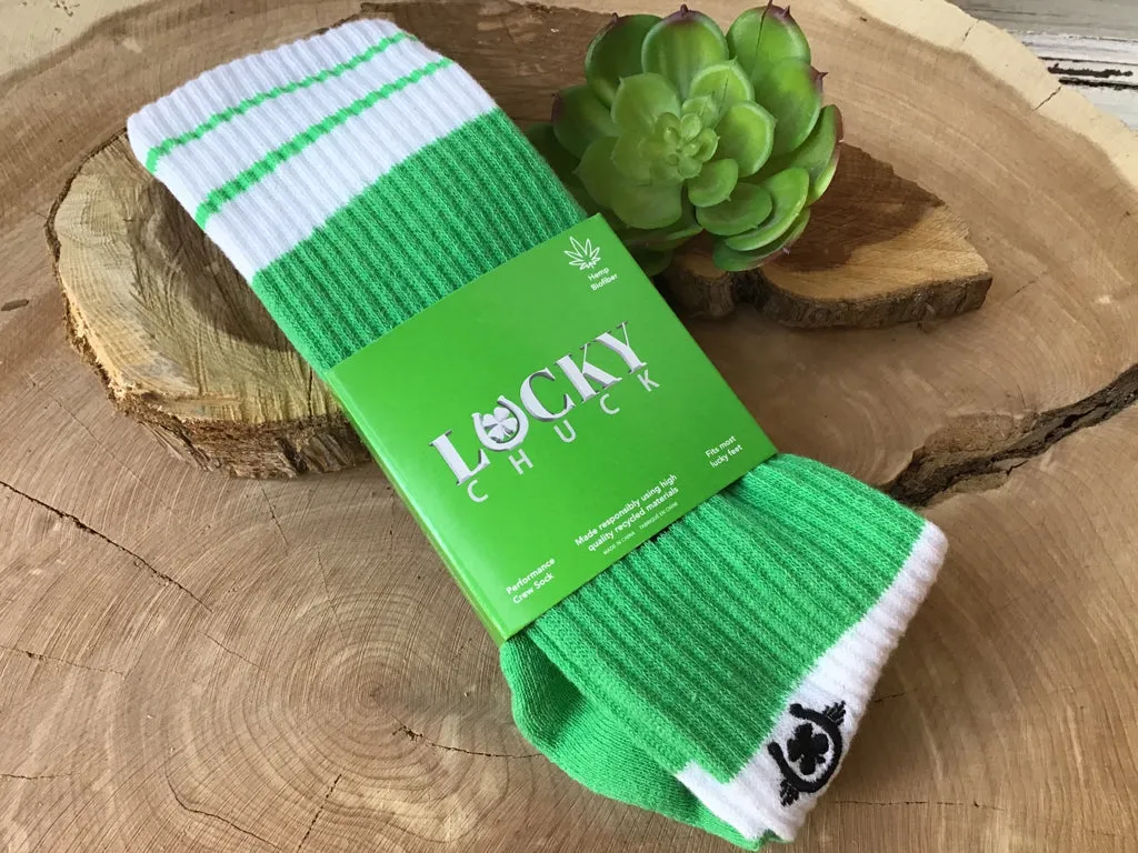 Lucky Chuck  Make your Own Luck Peformance Crew Socks