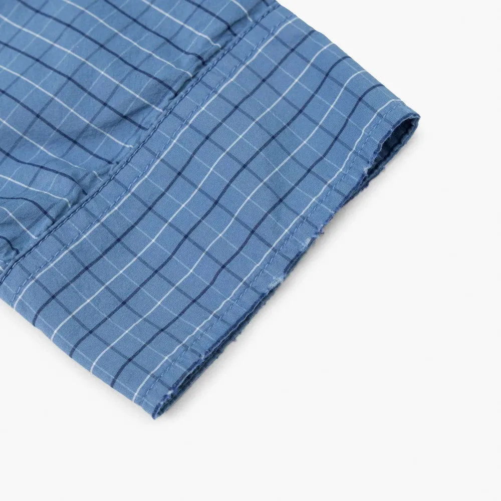 MADNESS MADNESS CHECKED SHIRT-BLUE